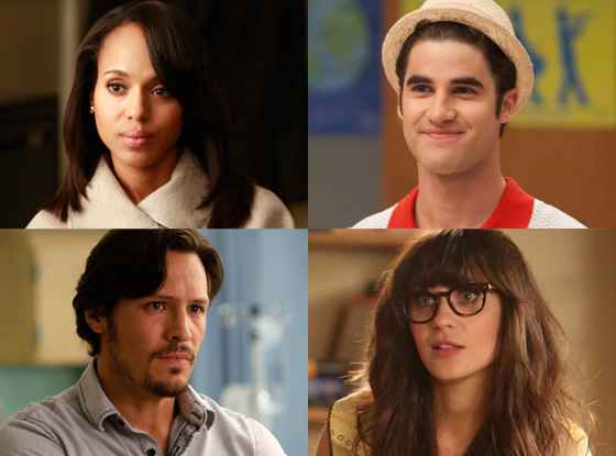 Darren Criss, Glee, Kerry Washington, Scandal, Nick Wechsler, Revenge, Zooey Deschanel, New Girl Darren Criss, Glee, Kerry Washington, Scandal, Nick Wechsler, Revenge, Zooey Deschanel, New Girl